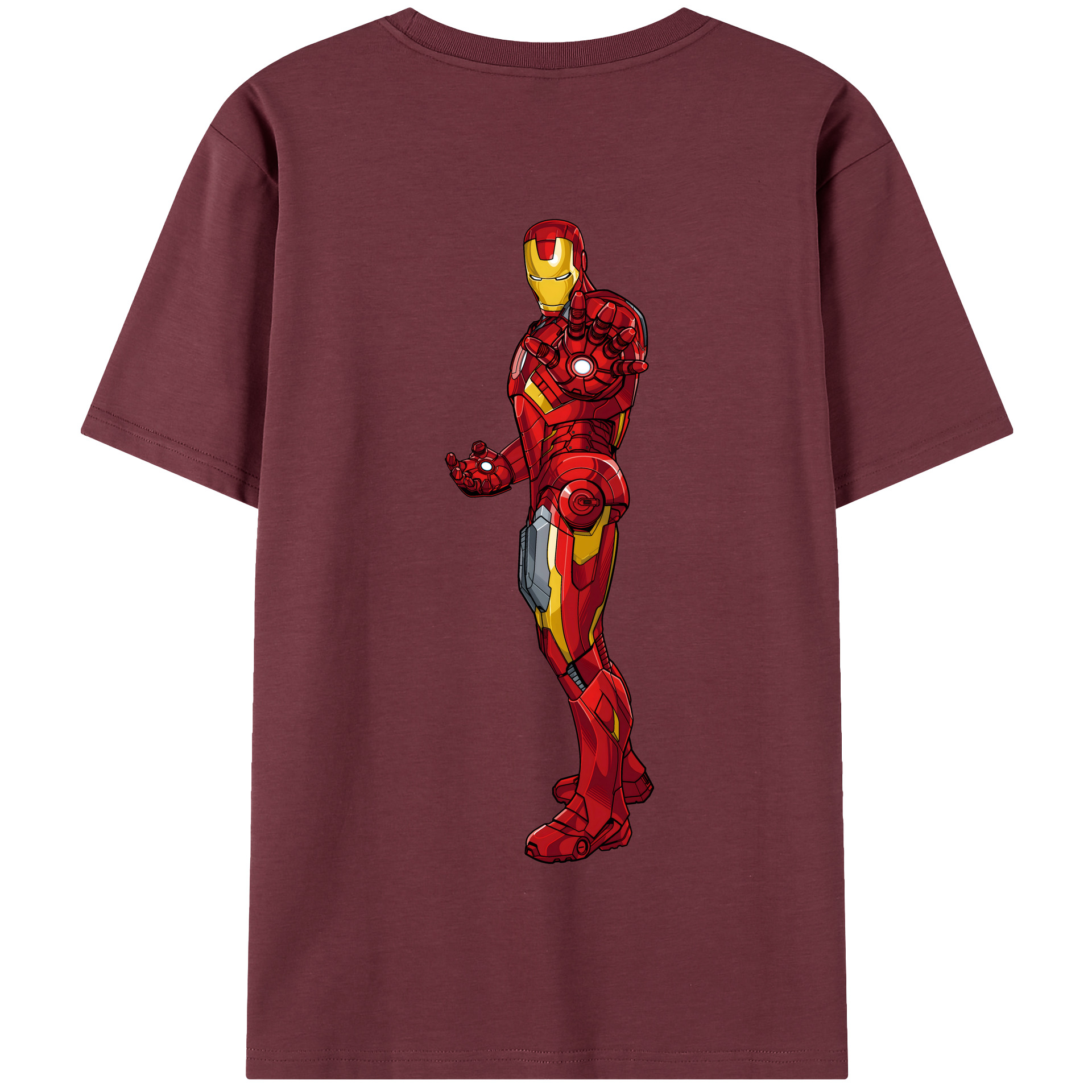 （画像用） アベンジャーズ The Avengers 綿100％半袖Tシャツ（背面プリント）